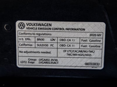 2020 Volkswagen Tiguan 2.0T SE R-Line Black 4Motion