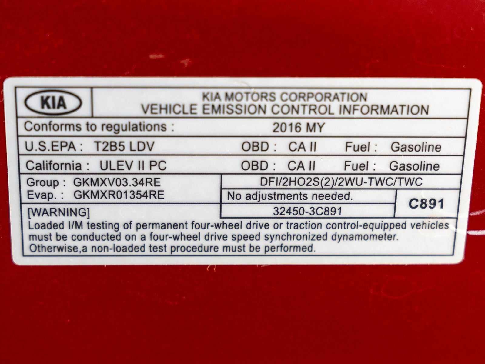 2016 Kia Sorento EX