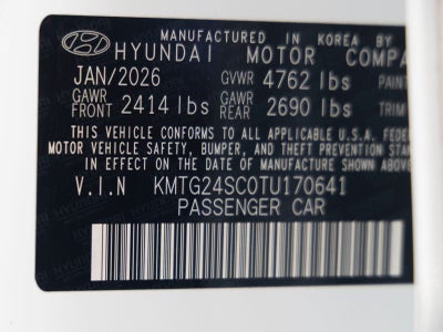2026 Genesis G70 2.5T Prestige