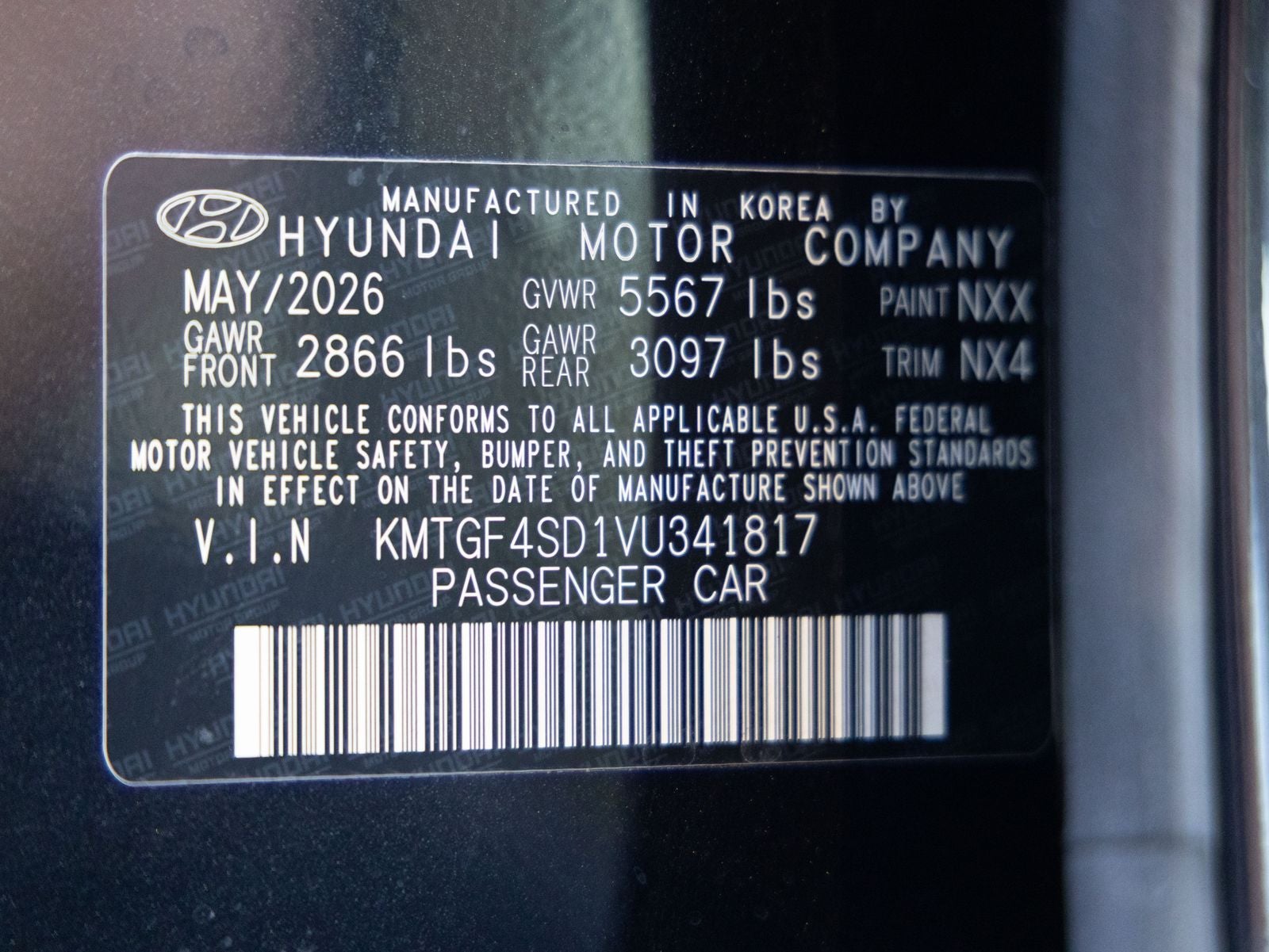 2027 Genesis G80 3.5T Prestige Black