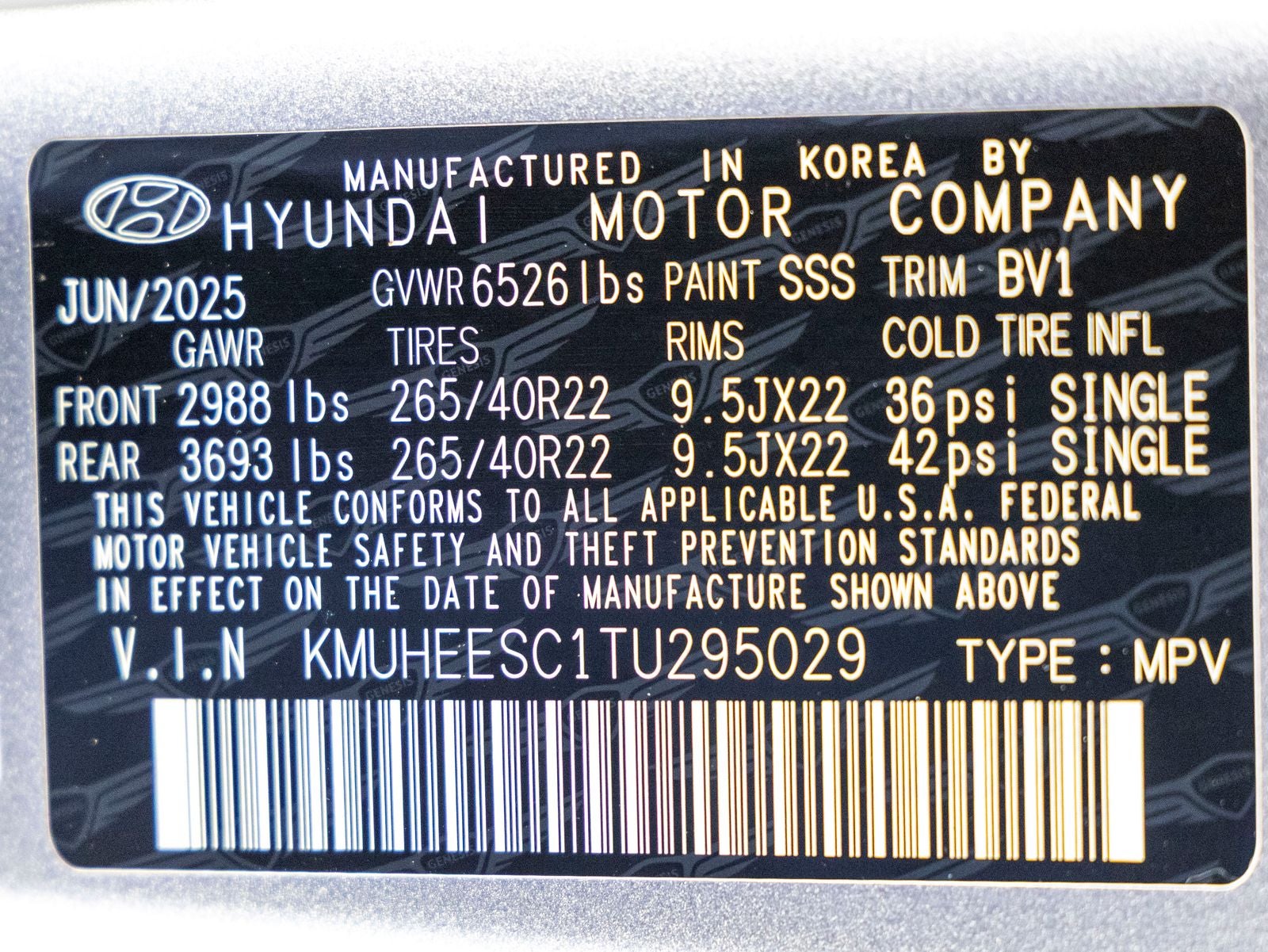 2026 Genesis GV80 3.5T Prestige