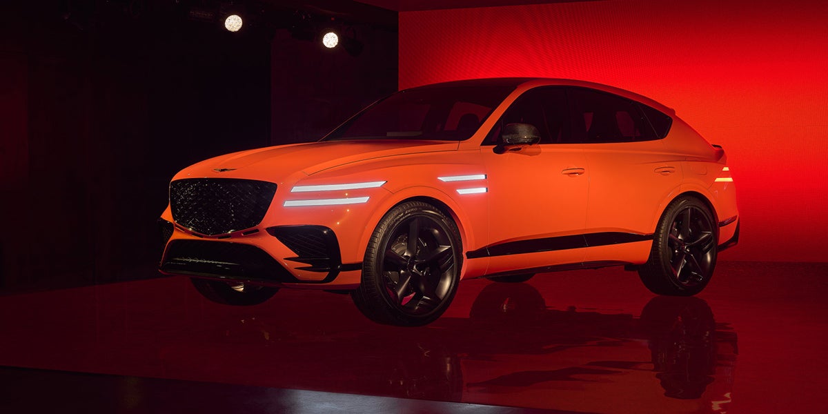 Aerodynamics and suspension of %(YEAR) Genesis %(MODEL).