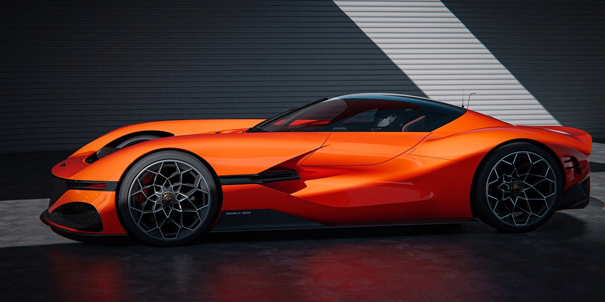 Exterior view of %(YEAR) Genesis %(MODEL).